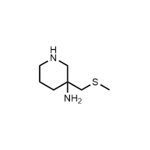 3-((Methylthio)methyl)piperidin-3-amine|CS-0950432