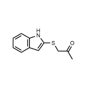 1-((1H-Indol-2-yl)thio)propan-2-one|CS-0950522