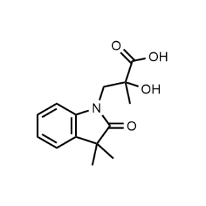 3-(3,3-Dimethyl-2-oxoindolin-1-yl)-2-hydroxy-2-methylpropanoic acid|CS-0950630