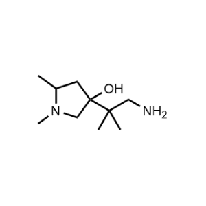 3-(1-Amino-2-methylpropan-2-yl)-1,5-dimethylpyrrolidin-3-ol|CS-0950807