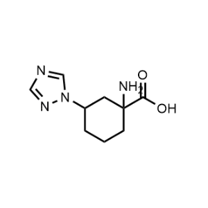 1-Amino-3-(1H-1,2,4-triazol-1-yl)cyclohexane-1-carboxylic acid|CS-0950826