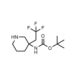 tert-Butyl (3-(2,2,2-trifluoroethyl)piperidin-3-yl)carbamate|CS-0950859