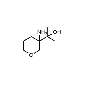 2-(3-Aminotetrahydro-2H-pyran-3-yl)propan-2-ol|CS-0950930