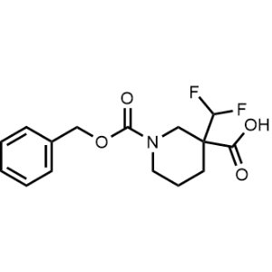 1-((Benzyloxy)carbonyl)-3-(difluoromethyl)piperidine-3-carboxylic acid|CS-0951118
