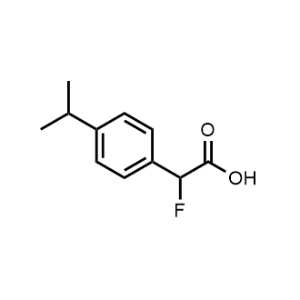 2-Fluoro-2-(4-isopropylphenyl)acetic acid|CS-0951133