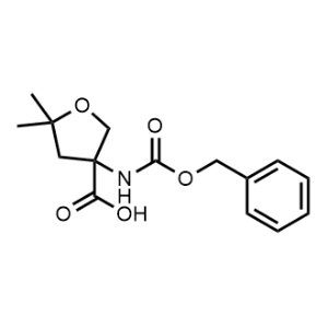 3-(((Benzyloxy)carbonyl)amino)-5,5-dimethyltetrahydrofuran-3-carboxylic acid|CS-0951182