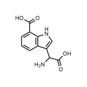 3-(Amino(carboxy)methyl)-1H-indole-7-carboxylic acid|CS-0951374