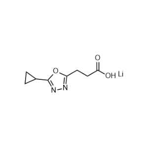 3-(5-Cyclopropyl-1,3,4-oxadiazol-2-yl)propanoic acid, lithium salt|CS-0951562