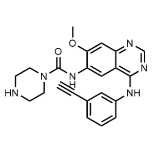 N-(4-((3-Ethynylphenyl)amino)-7-methoxyquinazolin-6-yl)piperazine-1-carboxamide|CS-0951706