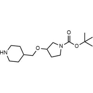 Tert-butyl 3-(piperidin-4-ylmethoxy)pyrrolidine-1-carboxylate|CS-0951759