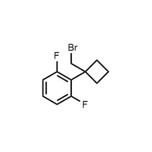 2-(1-(Bromomethyl)cyclobutyl)-1,3-difluorobenzene|CS-0951766