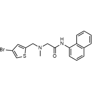 2-(((4-Bromothiophen-2-yl)methyl)(methyl)amino)-N-(naphthalen-1-yl)acetamide|CS-0951803