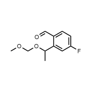 4-Fluoro-2-(1-(methoxymethoxy)ethyl)benzaldehyde|CS-0951854