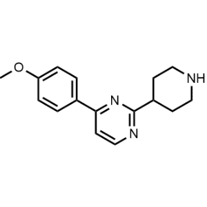 4-(4-Methoxyphenyl)-2-(piperidin-4-yl)pyrimidine|CS-0951986