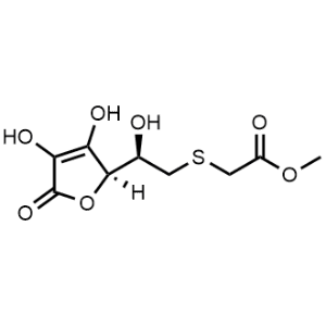 Methyl 2-(((R)-2-((R)-3,4-dihydroxy-5-oxo-2,5-dihydrofuran-2-yl)-2-hydroxyethyl)thio)acetate|CS-0952172