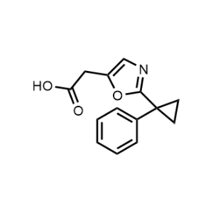 2-(2-(1-Phenylcyclopropyl)oxazol-5-yl)acetic acid|CS-0952418