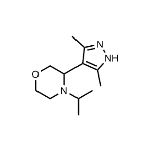 3-(3,5-Dimethyl-1H-pyrazol-4-yl)-4-isopropylmorpholine|CS-0952442