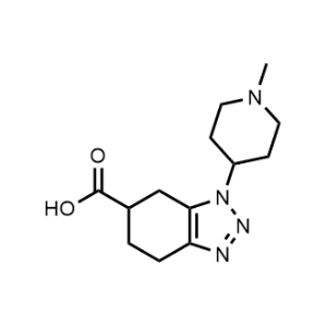 1-(1-Methylpiperidin-4-yl)-4,5,6,7-tetrahydro-1H-benzo[d][1,2,3]triazole-6-carboxylic acid|CS-0952443