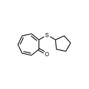 2-(Cyclopentylthio)cyclohepta-2,4,6-trien-1-one|CS-0952520