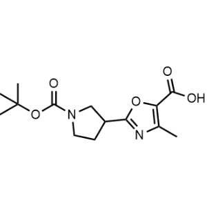 2-(1-(Tert-butoxycarbonyl)pyrrolidin-3-yl)-4-methyloxazole-5-carboxylic acid|CS-0952544