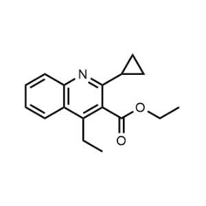 Ethyl 2-cyclopropyl-4-ethylquinoline-3-carboxylate|CS-0952725