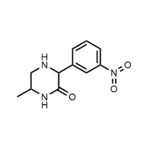 6-Methyl-3-(3-nitrophenyl)piperazin-2-one|CS-0952744