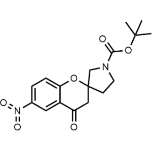 Tert-butyl 6-nitro-4-oxospiro[chromane-2,3-pyrrolidine]-1-carboxylate|CS-0952778