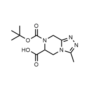 7-(Tert-butoxycarbonyl)-3-methyl-5,6,7,8-tetrahydro-[1,2,4]triazolo[4,3-a]pyrazine-6-carboxylic acid|CS-0952783