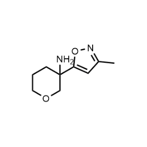 3-(3-Methylisoxazol-5-yl)tetrahydro-2H-pyran-3-amine|CS-0952788