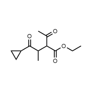 Ethyl 2-acetyl-4-cyclopropyl-3-methyl-4-oxobutanoate|CS-0953234
