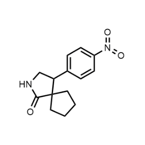 4-(4-Nitrophenyl)-2-azaspiro[4.4]nonan-1-one|CS-0953369