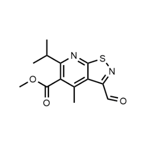 Methyl 3-formyl-6-isopropyl-4-methylisothiazolo[5,4-b]pyridine-5-carboxylate|CS-0953451