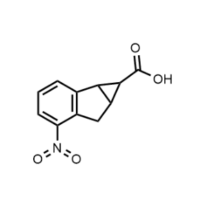 5-Nitro-1,1a,6,6a-tetrahydrocyclopropa[a]indene-1-carboxylic acid|CS-0953488
