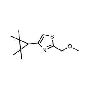 2-(Methoxymethyl)-4-(2,2,3,3-tetramethylcyclopropyl)thiazole|CS-0953492