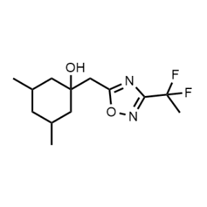 1-((3-(1,1-Difluoroethyl)-1,2,4-oxadiazol-5-yl)methyl)-3,5-dimethylcyclohexan-1-ol|CS-0953600
