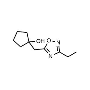 1-((3-Ethyl-1,2,4-oxadiazol-5-yl)methyl)cyclopentan-1-ol|CS-0953634