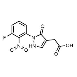 2-(2-(3-Fluoro-2-nitrophenyl)-3-oxo-2,3-dihydro-1H-pyrazol-4-yl)acetic acid|CS-0953648