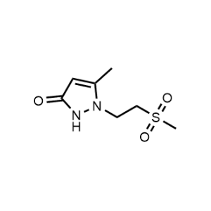 5-Methyl-1-(2-(methylsulfonyl)ethyl)-1,2-dihydro-3H-pyrazol-3-one|CS-0953817