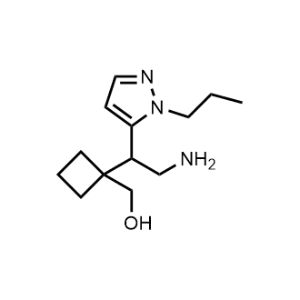 (1-(2-Amino-1-(1-propyl-1H-pyrazol-5-yl)ethyl)cyclobutyl)methanol|CS-0953851