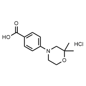 4-(2,2-Dimethylmorpholino)benzoic acid hydrochloride|CS-0954047