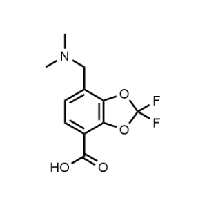 7-((Dimethylamino)methyl)-2,2-difluorobenzo[d][1,3]dioxole-4-carboxylic acid|CS-0954219
