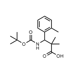 3-((Tert-butoxycarbonyl)amino)-2,2-dimethyl-3-(O-tolyl)propanoic acid|CS-0954241