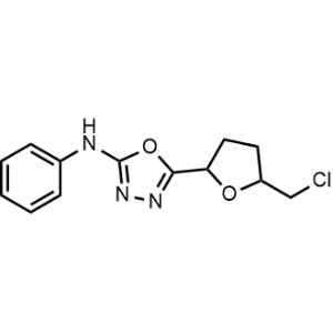 5-(5-(Chloromethyl)tetrahydrofuran-2-yl)-N-phenyl-1,3,4-oxadiazol-2-amine|CS-0954379