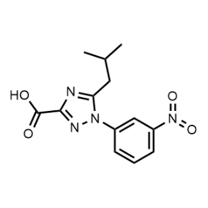 5-Isobutyl-1-(3-nitrophenyl)-1H-1,2,4-triazole-3-carboxylic acid|CS-0954395
