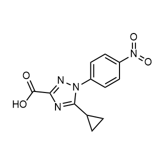 5-Cyclopropyl-1-(4-nitrophenyl)-1H-1,2,4-triazole-3-carboxylic acid|CS-0954552