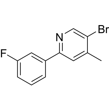 5-Bromo-2-(3-fluorophenyl)-4-methylpyridine|CS-0954702