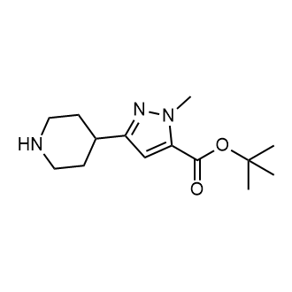 Tert-butyl 1-methyl-3-(piperidin-4-yl)-1H-pyrazole-5-carboxylate|CS-0954859