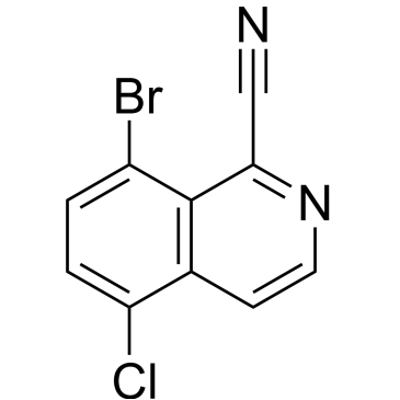 8-Bromo-5-chloroisoquinoline-1-carbonitrile|CS-0954994