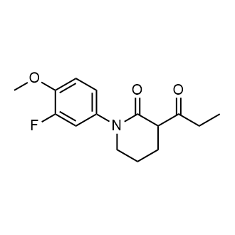 1-(3-Fluoro-4-methoxyphenyl)-3-propionylpiperidin-2-one|CS-0955048