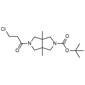 Tert-butyl 5-(3-chloropropanoyl)-3a,6a-dimethylhexahydropyrrolo[3,4-c]pyrrole-2(1H)-carboxylate|CS-0955211